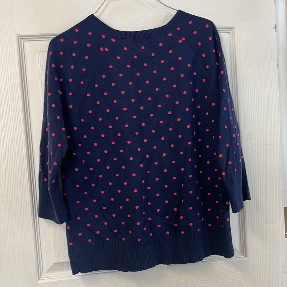 Liz Claiborne polka dot Top - Picture 4 of 4